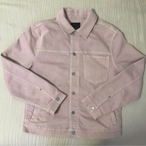 Banana Republic dusty pink denim jacket